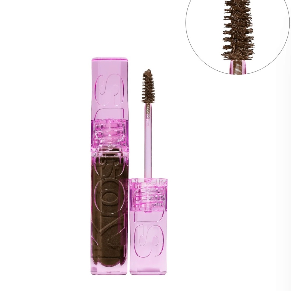 Kosas Air Brow Tinted Volumizing Treatment Gel in Dark Brown